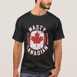 T-shirt Méchant Canadien Drôle Canada Érable Coude En L'ai