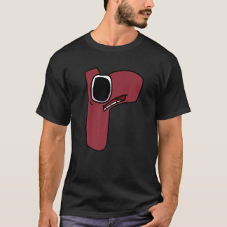 T-shirt Méchant Lettre Minuscule Animée r Alphabet Garçons