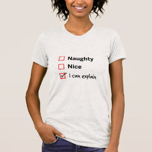 T-shirt Méchant ou gentil - Je peux expliquer