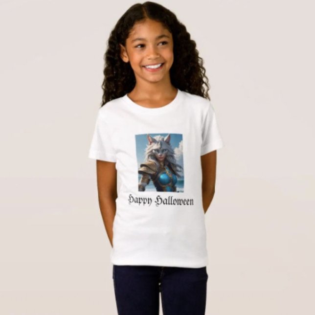 T-Shirt Méchante Chatte aux Yeux Bleus (Comfy tri-blend women’s tee feminine fit, scoop neck, short sleeves, relaxed fit.  
)
