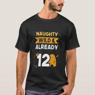T-shirt Méchante Sauvage & Déjà Apicultrice de 12 ans d'an