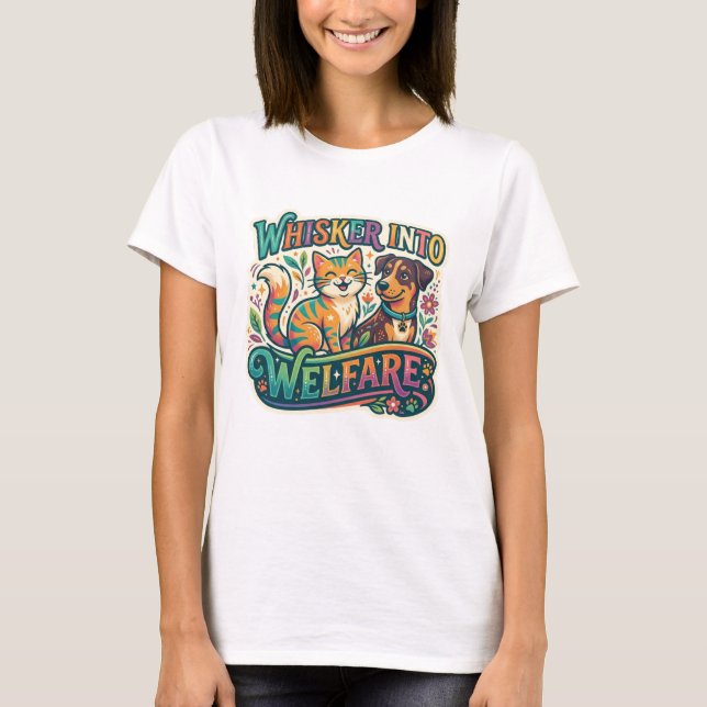 T-shirt Mèche dans le Bien-être (Devant)
