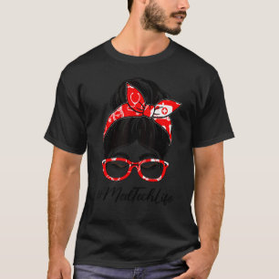 T-shirt Med Tech Femmes Messy Bun Jour D'Appréciation Pour
