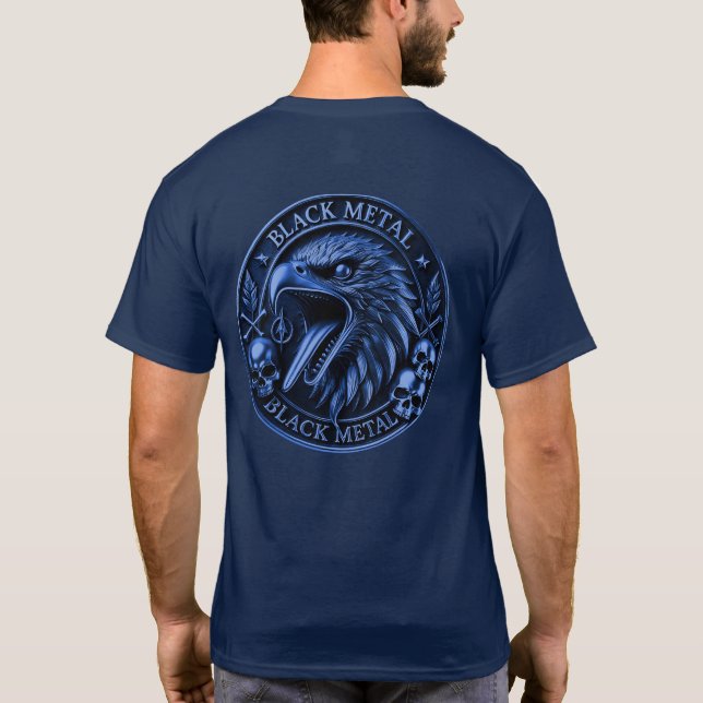T-shirt Médaille de black-metal (Dos)