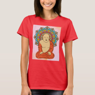 T-shirt Médaille de Bouddha Mandala Retro