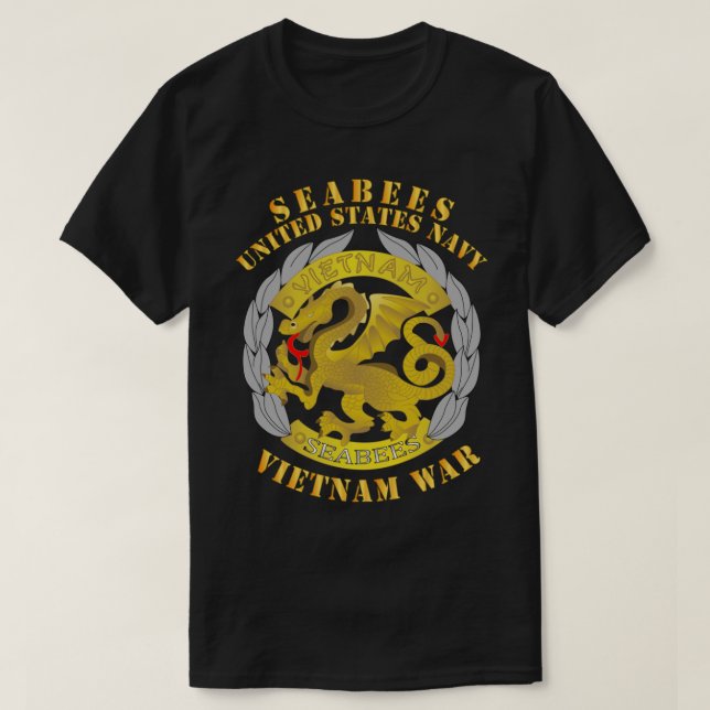 T-shirt Médaille de la marine - mer - guerre du Vietnam (Design devant)