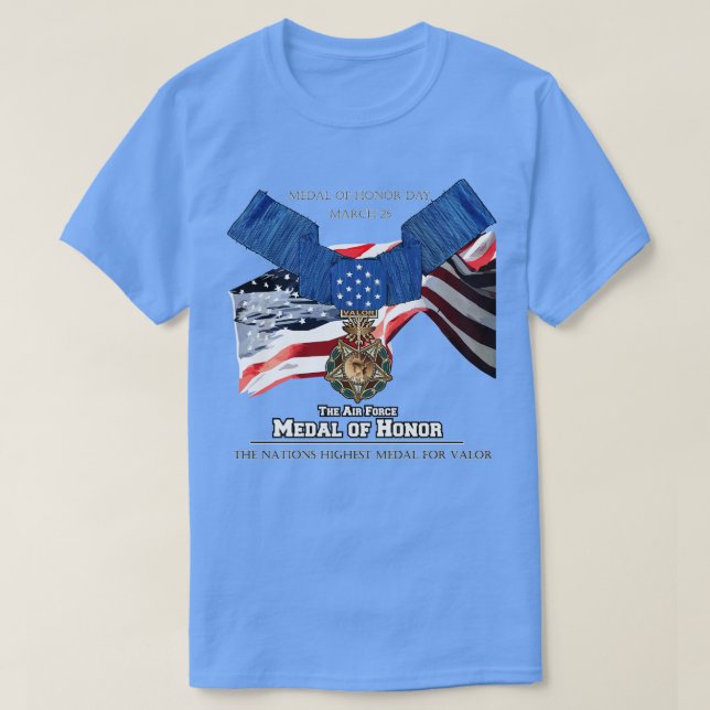 T-shirt Médaille d'honneur des vétérans américains du Viet (Design devant)