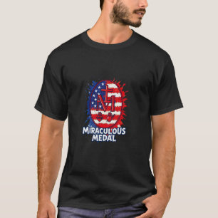 T-shirt Médaille miraculeuse mariale Notre Dame catholique