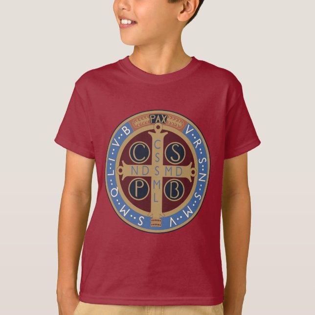 T-shirt Médaille Saint Benoît (Devant)