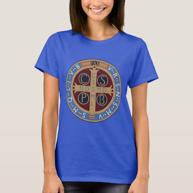 T-shirt Médaille Saint Benoît (Devant)