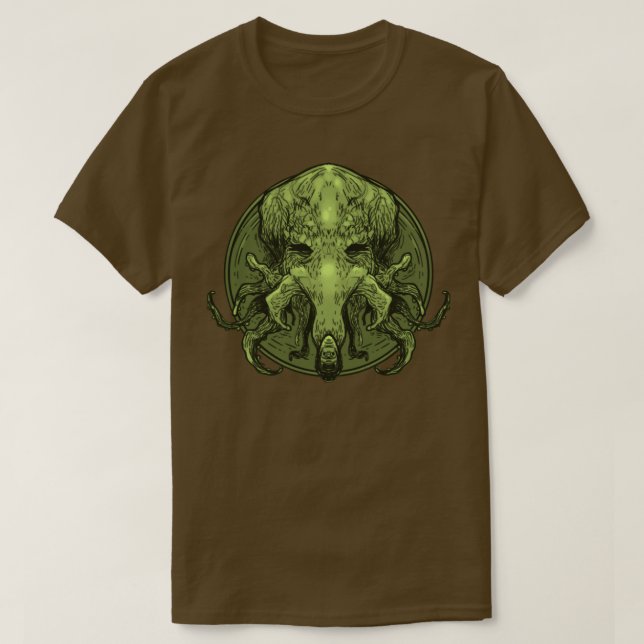 T-shirt Médaillon de Cthulhu (Design devant)