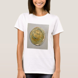 T-shirt Médaillon dépeignant Jonas et la baleine, romain