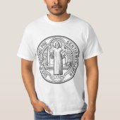 T-shirt Medal of St. Benedict (Devant)