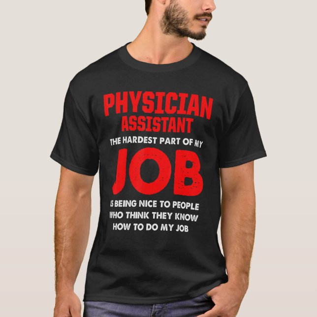 T-shirt Médecin adjoint Nice Certified Pa (Devant)