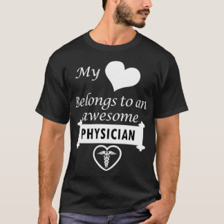T-shirt Médecin Amant Anniversaire Surprise Mon Coeur Appa
