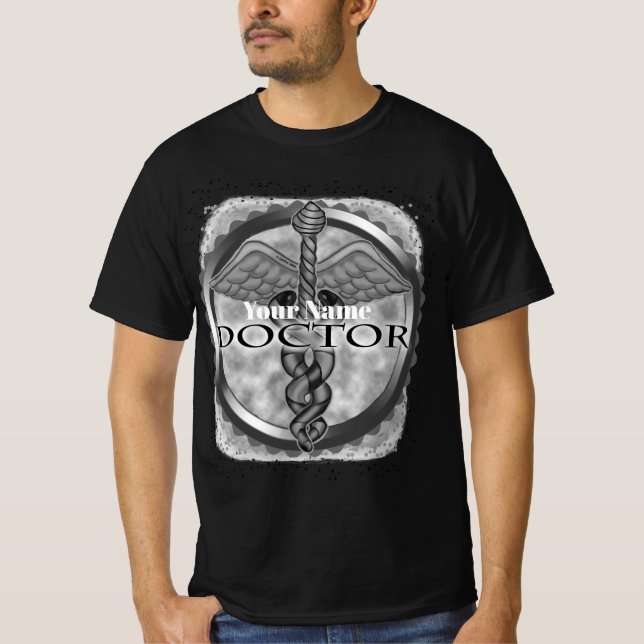 T-shirt médecin argenté (Devant)