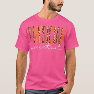 T-shirt Médecin Assistant léopard automne amoureux d'autom