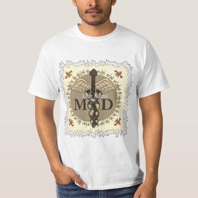T-shirt Médecin Caduceus MD (Devant)