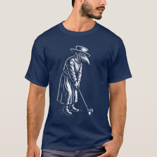 T-shirt Médecin de la peste jouant au golf