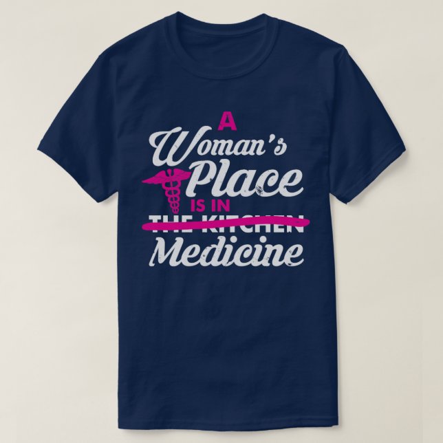 T-shirt médecin doctorant doctorant étudiant en médecine (Design devant)