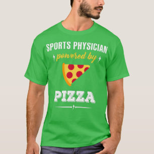 T-shirt Médecin Du Sport Alimenté Par Pizza 1