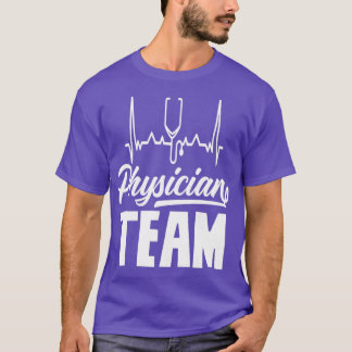 T-shirt Médecin Équipe Docteur Étudiant MD 1