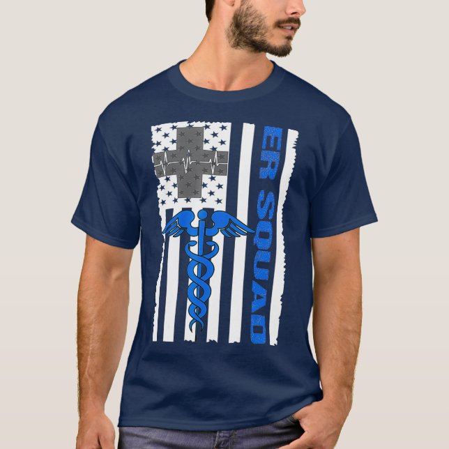T-shirt Médecin infirmier de l'urgence (Devant)