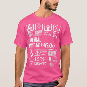 T-shirt Médecin interne Multi-Tâche Certifié