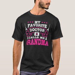 T-shirt Médecin M'Appelle Grand-mère Médecins de l'École M
