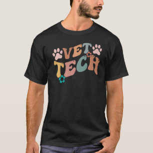 T-shirt Médecin Vétérinaire Praticien Rétro Vétérinaire Su