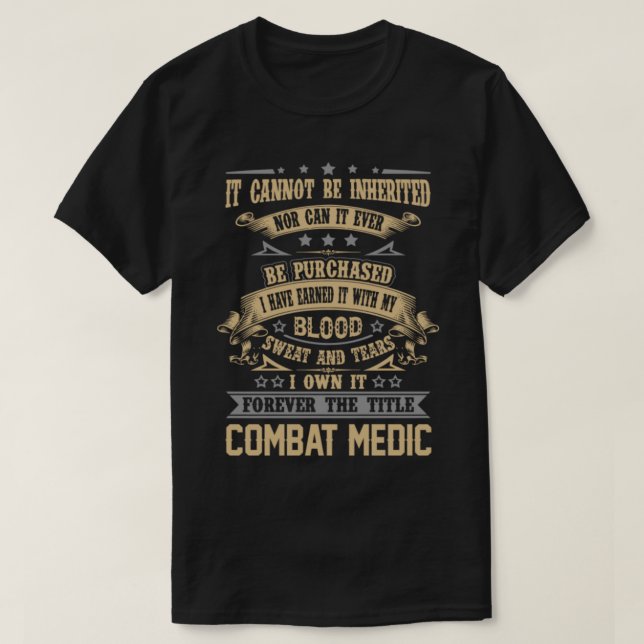 T-shirt Médecine de combat Médecine de combat __ (Design devant)
