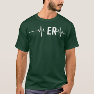 T-shirt Médecine d'urgence Médecin infirmière Cadeau ER Co