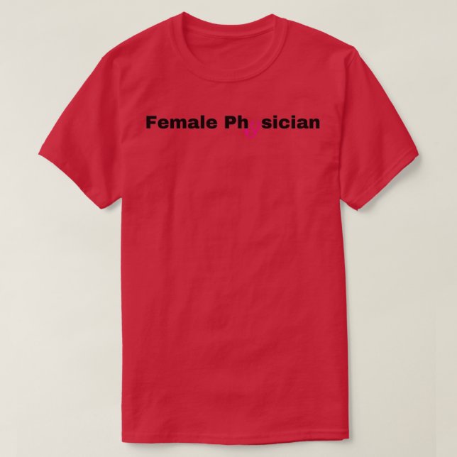 T-shirt Médecine féminine (Design devant)