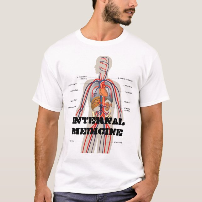 T-shirt Médecine interne (Devant)