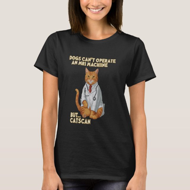 T-shirt Médecine - Médecin Chat Médicale, Chat Amusant (Devant)