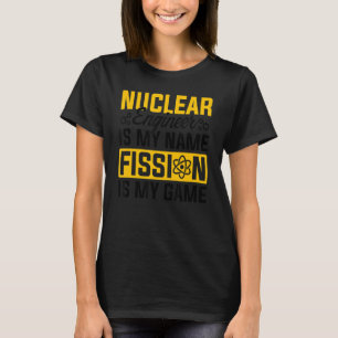 T-shirt Médecine nucléaire Ingénieur nucléaire radioactif