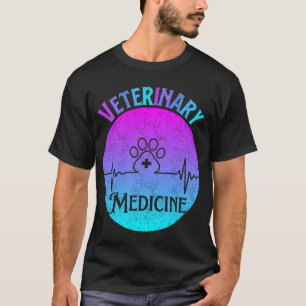 T-shirt Médecine vétérinaire amusante Idéal pour un futur 