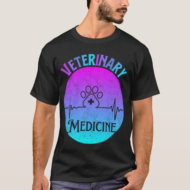 T-shirt Médecine vétérinaire amusante Idéal pour un futur  (Devant)