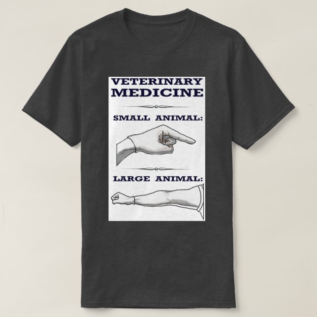 T-shirt Médecine vétérinaire Grande vs (Design devant)