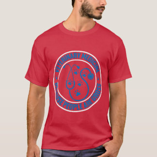 T-shirt Médecine vétérinaire parce que les gens sont une f