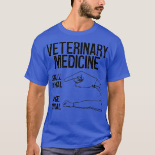 T-shirt Médecine vétérinaire Petits animaux ou gros animau