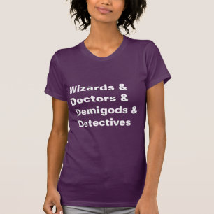 T-shirt Médecins Demigods Detectives de magiciens de