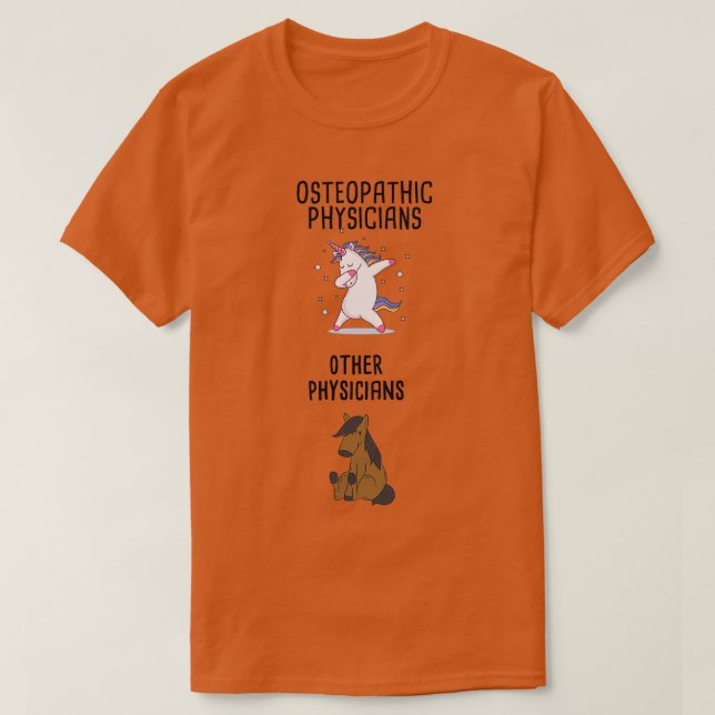 T-shirt Médecins ostéopathes vs autres médecins 1 (Design devant)