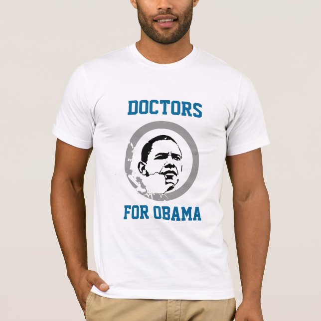 T-shirt Médecins pour Obama 2012 (Devant)