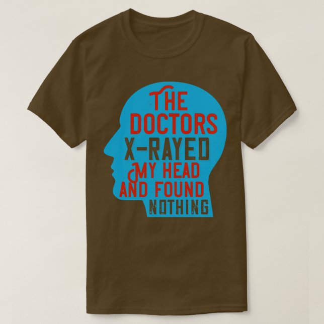 T-shirt Médecins XRayed My Head (Design devant)