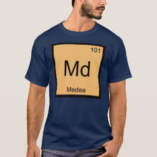 T-shirt Médée Nom Chimie Élément Tableau Périodique