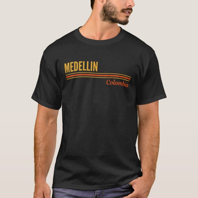 T-shirt Medellin Colombie (Devant)