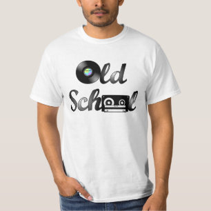 T-shirt Médias de musique de vieille école