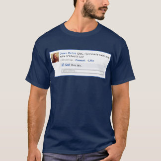 T-shirt Médias de Social de Jésus