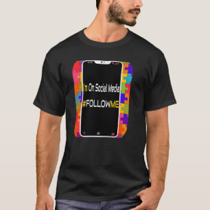 T-shirt Médias Sociaux  Cool Pour Les Personnes Avec Des C